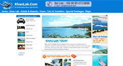 Desktop Screenshot of khaolak.com